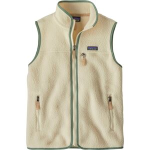 Patagonia - Polaire sans manches en Polartec® - W's Retro Pile Vest Natural w/Ellwood Green pour Femme - Taille M - Beige - Publicité Patagonia - Polaire sans manches en Polartec® - W's Retro Pile Vest Natural w/Ellwood Green pour Femme - Taille M - Beige - Publicité