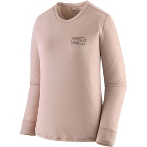Patagonia - T-shirt en laine de mérinos - W's L/S Cap Cool Merino Blend Graphic Shirt Fitz Roy Strata Shroom Taupe pour Femme en Laine - Taille S - - Publicité Patagonia - T-shirt en laine de mérinos - W's L/S Cap Cool Merino Blend Graphic Shirt Fitz Roy Strata Shroom Taupe pour Femme en Laine - Taille S - - Publicité