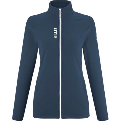 Millet - Polaire en Polartec® - Ubic Lightgrid Jkt W Saphir pour Femme - Taille M - Navy - Publicité Millet - Polaire en Polartec® - Ubic Lightgrid Jkt W Saphir pour Femme - Taille M - Navy - Publicité