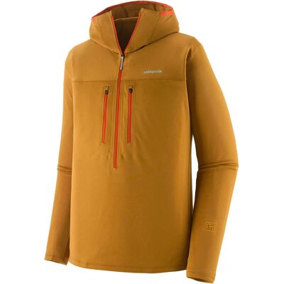 Patagonia - Polaire ultralégère et respirante zippée - M's R1 Ultralight Hoody Bobcat Brown - Taille M - Marron - Publicité Patagonia - Polaire ultralégère et respirante zippée - M's R1 Ultralight Hoody Bobcat Brown - Taille M - Marron - Publicité