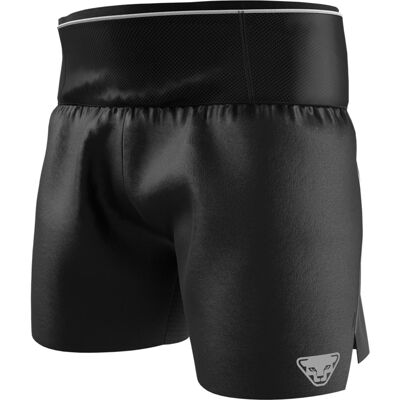 Dynafit - Short léger avec cuissard intégré pour le trail/running - Dna M 2/1 Split Shorts Black Out - Taille M - Noir - Publicité Dynafit - Short léger avec cuissard intégré pour le trail/running - Dna M 2/1 Split Shorts Black Out - Taille M - Noir - Publicité