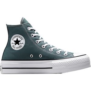 Converse - Sneakers compensées - Chuck Taylor All Star Lift Platform High True Nature/Natural Ivory pour Femme - Taille 38 - Vert - Publicité Converse - Sneakers compensées - Chuck Taylor All Star Lift Platform High True Nature/Natural Ivory pour Femme - Taille 38 - Vert - Publicité