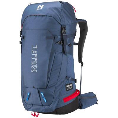 Millet - Sac à dos d'alpinisme - Peuterey 45+10 Dark Denim - Bleu - Publicité Millet - Sac à dos d'alpinisme - Peuterey 45+10 Dark Denim - Bleu - Publicité