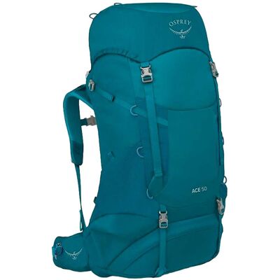 Osprey ACE 50 Sac à dos enfant - Réglable, Recyclé, Bleu - Publicité Osprey ACE 50 Sac à dos enfant - Réglable, Recyclé, Bleu - Publicité