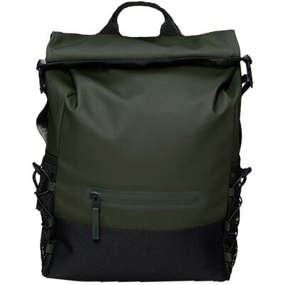 Rains - Sac à dos 39L - Trail Mountaineer Rolltop W3 Green - Vert - Publicité Rains - Sac à dos 39L - Trail Mountaineer Rolltop W3 Green - Vert - Publicité