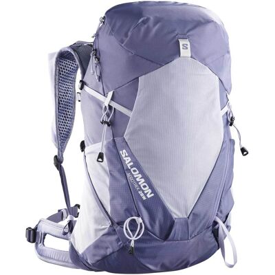 Salomon - Sac à dos de randonnée journée - Aerotrek 28 W Heron/Cosmic Sky pour Femme - Taille S/M - Violet - Publicité Salomon - Sac à dos de randonnée journée - Aerotrek 28 W Heron/Cosmic Sky pour Femme - Taille S/M - Violet - Publicité