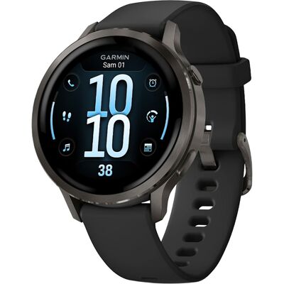 Garmin - Montre connectée - Venu 4 41mm Black/Slate - Noir - Publicité Garmin - Montre connectée - Venu 4 41mm Black/Slate - Noir - Publicité