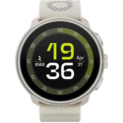 Suunto - Montre GPS - Suunto Run Frost Gray + Textile Strap - Gris - Publicité Suunto - Montre GPS - Suunto Run Frost Gray + Textile Strap - Gris - Publicité