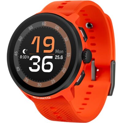 Suunto - Montre GPS - Suunto Run Coral Orange + Silicone Strap en Silicone - Publicité Suunto - Montre GPS - Suunto Run Coral Orange + Silicone Strap en Silicone - Publicité