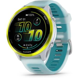 Garmin - Montre connectée - Forerunner 570 47mm White/Yellow/Turquoise en Titane - Blanc
