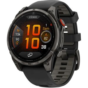 Garmin - Montre GPS - Fenix 8 Pro Amoled 47mm Sapphire Titane/Carbon Gray en Titane - Gris