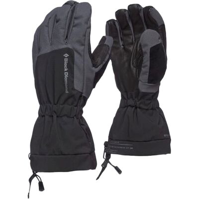 Black Diamond - Gants d'alpinisme isolants et imperméables - Glissade Gloves Black en Cuir - Taille L - Noir - Publicité Black Diamond - Gants d'alpinisme isolants et imperméables - Glissade Gloves Black en Cuir - Taille L - Noir - Publicité