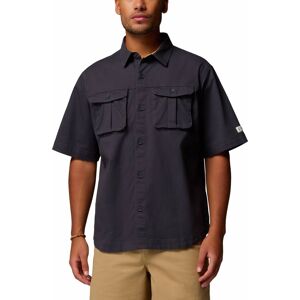 Columbia - Chemise en coton stretch à manches courtes - Acker Rock Twill SS Button Down Shark pour Homme en Coton - Taille M - Gris - Publicité Columbia - Chemise en coton stretch à manches courtes - Acker Rock Twill SS Button Down Shark pour Homme en Coton - Taille M - Gris - Publicité