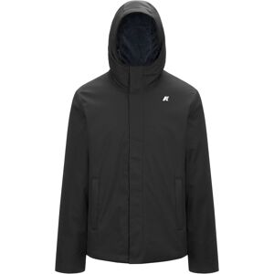 K-Way - Veste en twill imperméable et coupe-vent - Jacko Twill Marmotta Black Pure Blue A pour Homme - Taille L - Noir - Publicité K-Way - Veste en twill imperméable et coupe-vent - Jacko Twill Marmotta Black Pure Blue A pour Homme - Taille L - Noir - Publicité