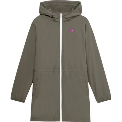Flotte - Veste longue imperméable doublée - Pompidou Kaki - Taille XS - Publicité Flotte - Veste longue imperméable doublée - Pompidou Kaki - Taille XS - Publicité