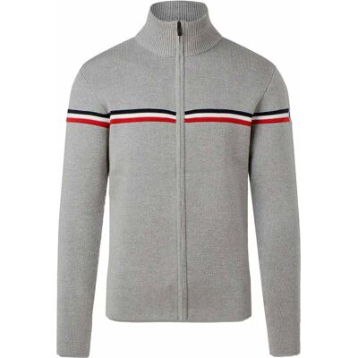 Fusalp - Pull en laine mérinos - Wengen Fiz II Pull Silice pour Homme en Laine - Taille L - Gris - Publicité Fusalp - Pull en laine mérinos - Wengen Fiz II Pull Silice pour Homme en Laine - Taille L - Gris - Publicité