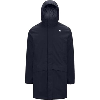 K-Way - Parka isolante et imperméable - Jarno Twill Marmotta Blue Depht Blue A pour Homme - Taille L - Navy - Publicité K-Way - Parka isolante et imperméable - Jarno Twill Marmotta Blue Depht Blue A pour Homme - Taille L - Navy - Publicité