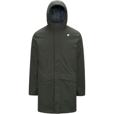 K-Way - Parka isolante et imperméable - Jarno Twill Marmotta Green B Blue A pour Homme - Taille L - Vert - Publicité K-Way - Parka isolante et imperméable - Jarno Twill Marmotta Green B Blue A pour Homme - Taille L - Vert - Publicité