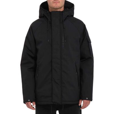 Volcom - Veste épaisse à capuche - Stoke Stone II 10K Jacket Black pour Homme - Taille L - Noir - Publicité Volcom - Veste épaisse à capuche - Stoke Stone II 10K Jacket Black pour Homme - Taille L - Noir - Publicité
