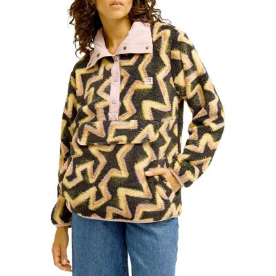 Billabong - Polaire douce à col montant - Switchback Pullover Black Sands - Taille XS - Noir - Publicité Billabong - Polaire douce à col montant - Switchback Pullover Black Sands - Taille XS - Noir - Publicité