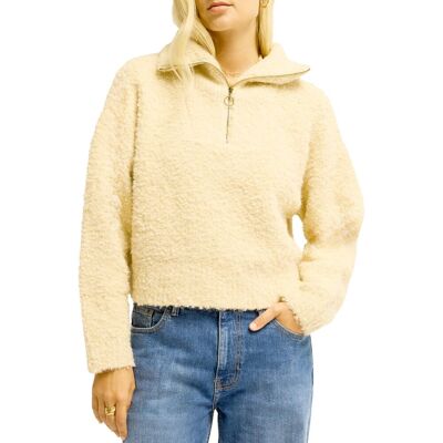 Billabong - Polaire demi-zippée - Lost Heaven 2 White Cap - Taille S - Beige - Publicité Billabong - Polaire demi-zippée - Lost Heaven 2 White Cap - Taille S - Beige - Publicité