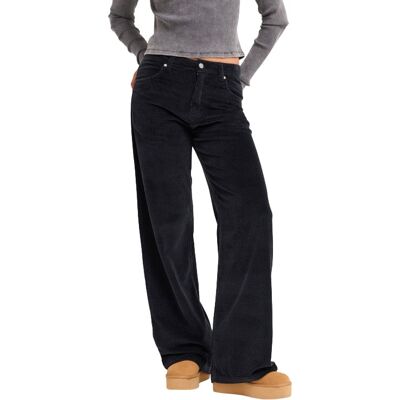 Roxy - Pantalon en velours côtelé - Surf Crush Cord Pant Anthracite en Coton - Taille S - Noir - Publicité Roxy - Pantalon en velours côtelé - Surf Crush Cord Pant Anthracite en Coton - Taille S - Noir - Publicité