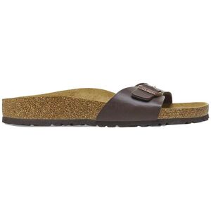 Birkenstock - Mules en matière synthétique - Madrid Birko-Flor Regular Dark Brown en Cuir - Taille 44 - Marron - Publicité Birkenstock - Mules en matière synthétique - Madrid Birko-Flor Regular Dark Brown en Cuir - Taille 44 - Marron - Publicité
