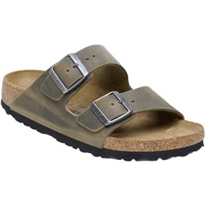 Birkenstock - Sandales en cuir - Arizona Oiled Leather Narrow Faded Khaki pour Femme en Cuir - Taille 40 - Kaki - Publicité Birkenstock - Sandales en cuir - Arizona Oiled Leather Narrow Faded Khaki pour Femme en Cuir - Taille 40 - Kaki - Publicité