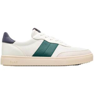 Clae - Baskets vegan - Davis White Cactus Navy Green pour Homme en Coton - Taille 43 - Vert - Publicité Clae - Baskets vegan - Davis White Cactus Navy Green pour Homme en Coton - Taille 43 - Vert - Publicité