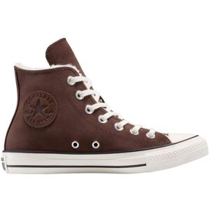 Converse - Sneakers hautes fourrées - Chuck Taylor All Star Classic High Totally Fudged/Egret/Black pour Femme - Taille 36 - Marron - Publicité Converse - Sneakers hautes fourrées - Chuck Taylor All Star Classic High Totally Fudged/Egret/Black pour Femme - Taille 36 - Marron - Publicité