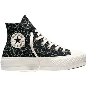 Converse - Sneakers montantes en toile - Chuck Taylor All Star Lift High Black/Egret/Egret pour Femme - Taille 37 - Noir - Publicité Converse - Sneakers montantes en toile - Chuck Taylor All Star Lift High Black/Egret/Egret pour Femme - Taille 37 - Noir - Publicité