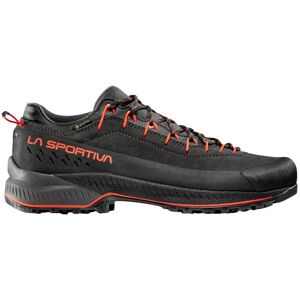 La Sportiva - Chaussures d'approche en GORE-TEX® - TX4 Evo GTX Carbon/Cherry Tomato pour Homme en Cuir - Taille 42,5 - Gris - Publicité La Sportiva - Chaussures d'approche en GORE-TEX® - TX4 Evo GTX Carbon/Cherry Tomato pour Homme en Cuir - Taille 42,5 - Gris - Publicité