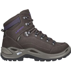 Lowa - Chaussures de randonnée journée GORE-TEX® - Renegade GTX Mid Ws Slate/Blackberry pour Femme en Cuir - Taille 37,5 - Marron - Publicité Lowa - Chaussures de randonnée journée GORE-TEX® - Renegade GTX Mid Ws Slate/Blackberry pour Femme en Cuir - Taille 37,5 - Marron - Publicité