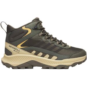 Merrell - Chaussures de randonnée journée en GORE-TEX - Speed Strike 2 Mid Gtx Beluga pour Homme en Cuir - Taille 45 - Kaki - Publicité Merrell - Chaussures de randonnée journée en GORE-TEX - Speed Strike 2 Mid Gtx Beluga pour Homme en Cuir - Taille 45 - Kaki - Publicité