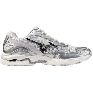 Mizuno - Chaussures lifestyle - Wave Rider 10 GF White/Black Sand/Lilac Hint en Cuir - Taille 4,5 UK - Blanc - Publicité Mizuno - Chaussures lifestyle - Wave Rider 10 GF White/Black Sand/Lilac Hint en Cuir - Taille 4,5 UK - Blanc - Publicité
