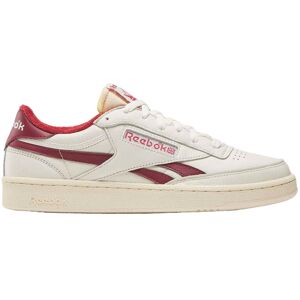 Reebok - Sneakers en cuir - Club C Revenge Vintage Chalk / Paper White/Classic Burgundry en Cuir - Taille 42 - Bordeaux - Publicité Reebok - Sneakers en cuir - Club C Revenge Vintage Chalk / Paper White/Classic Burgundry en Cuir - Taille 42 - Bordeaux - Publicité