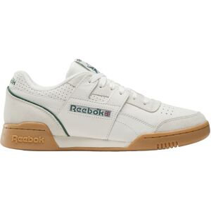 Reebok - Chaussures en cuir - Workout Plus Chalk / Dark Green / Vintage Chalk en Cuir - Taille 42 - Beige - Publicité Reebok - Chaussures en cuir - Workout Plus Chalk / Dark Green / Vintage Chalk en Cuir - Taille 42 - Beige - Publicité