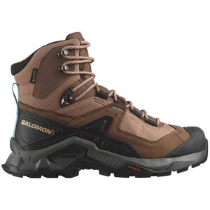 Salomon - Chaussures de randonnée GORE-TEX - Quest Element GTX W Mocha Mousse/Pewter/Marine Blue pour Femme en Cuir - Taille 38 2/3 - Marron - Publicité Salomon - Chaussures de randonnée GORE-TEX - Quest Element GTX W Mocha Mousse/Pewter/Marine Blue pour Femme en Cuir - Taille 38 2/3 - Marron - Publicité