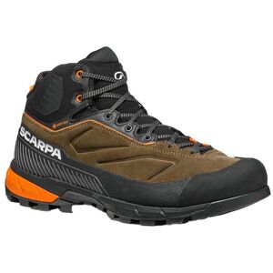 Scarpa - Chaussures d'approche en GORE-TEX - Rapid XT Mid GTX M Caribou Rust Orange pour Homme en Cuir - Taille 41.5 - Marron - Publicité Scarpa - Chaussures d'approche en GORE-TEX - Rapid XT Mid GTX M Caribou Rust Orange pour Homme en Cuir - Taille 41.5 - Marron - Publicité