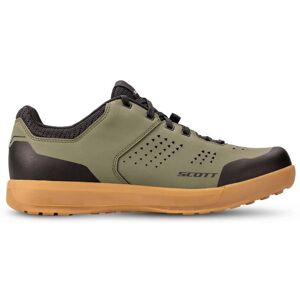 Scott - Chaussures de VTT - Shoe Mtb Shr-Alp Flat Lace Moss Green/Black pour Homme - Taille 42 - Vert - Publicité Scott - Chaussures de VTT - Shoe Mtb Shr-Alp Flat Lace Moss Green/Black pour Homme - Taille 42 - Vert - Publicité
