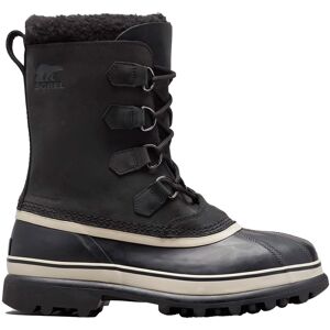 Sorel - Après-skis chauds et imperméables - Caribou M Black/Dark Stone pour Homme en Cuir - Taille 42,5 - Noir - Publicité Sorel - Après-skis chauds et imperméables - Caribou M Black/Dark Stone pour Homme en Cuir - Taille 42,5 - Noir - Publicité