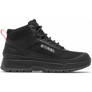 Sorel - Chaussures mi-hautes imperméables - Outing Nw Sneaker Mid WP M Black Black pour Homme en Cuir - Taille 45 - Noir - Publicité Sorel - Chaussures mi-hautes imperméables - Outing Nw Sneaker Mid WP M Black Black pour Homme en Cuir - Taille 45 - Noir - Publicité