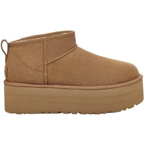 Ugg - Bottines à plateforme - W Classic Ultra Mini Platform Chestnut pour Femme en Laine - Taille 39 - Marron - Publicité Ugg - Bottines à plateforme - W Classic Ultra Mini Platform Chestnut pour Femme en Laine - Taille 39 - Marron - Publicité
