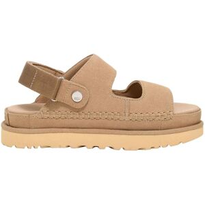 Ugg - Sandales compensées en daim - W Goldenstar Glide Sand pour Femme - Taille 37 - Publicité Ugg - Sandales compensées en daim - W Goldenstar Glide Sand pour Femme - Taille 37 - Publicité