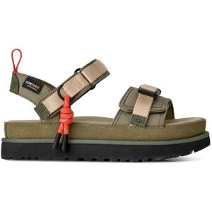 Ugg - Sandales compensées solides - W Goldenstar Wildwood Burnt Olive pour Femme - Taille 40 - Kaki - Publicité Ugg - Sandales compensées solides - W Goldenstar Wildwood Burnt Olive pour Femme - Taille 40 - Kaki - Publicité