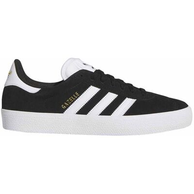 Adidas Originals - Sneakers en cuir suède - Gazelle ADV Core Black/Footwear White/Gold Metallic en Cuir - Taille 44 - Noir - Publicité Adidas Originals - Sneakers en cuir suède - Gazelle ADV Core Black/Footwear White/Gold Metallic en Cuir - Taille 44 - Noir - Publicité