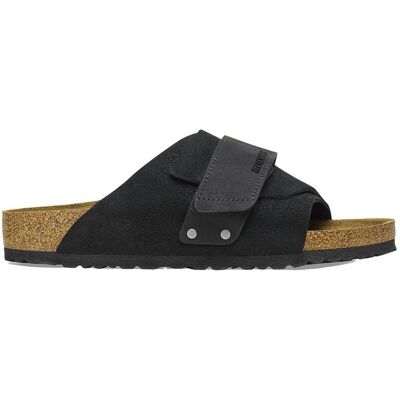 Birkenstock - Sandales en cuir - Kyoto Nubuck-Suede Leather Regular Black en Cuir - Taille 42 - Noir - Publicité Birkenstock - Sandales en cuir - Kyoto Nubuck-Suede Leather Regular Black en Cuir - Taille 42 - Noir - Publicité