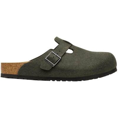 Birkenstock - Sabots en feutre de laine - Boston Wool Regular Thyme en Laine - Taille 42 - Vert - Publicité Birkenstock - Sabots en feutre de laine - Boston Wool Regular Thyme en Laine - Taille 42 - Vert - Publicité