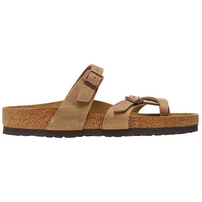 Birkenstock - Sandales en cuir huilé - Mayari Oiled Leather Regular Tobacco Brown pour Femme en Cuir - Taille 37 - Marron - Publicité Birkenstock - Sandales en cuir huilé - Mayari Oiled Leather Regular Tobacco Brown pour Femme en Cuir - Taille 37 - Marron - Publicité