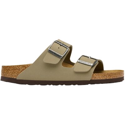 Birkenstock - Sandales en cuir synthétique - Arizona BF Narrow Faded Khaki/Dark Brown OS pour Femme en Cuir - Taille 39 - Marron - Publicité Birkenstock - Sandales en cuir synthétique - Arizona BF Narrow Faded Khaki/Dark Brown OS pour Femme en Cuir - Taille 39 - Marron - Publicité
